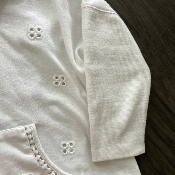 Anthropologie Eyelet Hooded Pullover - Picture 4 of 4